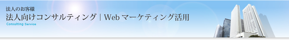 法人向けコンサルティング｜Webマーケティング活用